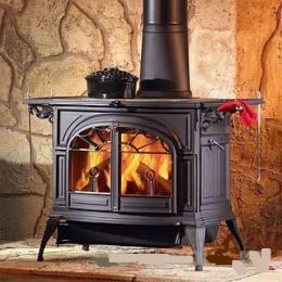 Печь-камин Vermont Castings Defiant черный (Вермонт Кастингс Дефиант)